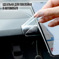 Нано скотч многоразовый, двухсторонний, суперкрепкий прозрачный 3метра*2см*1мм