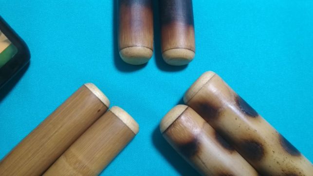 Фото 3. Бамбуковые палки для лимфодренажного массажа, триггерные точки