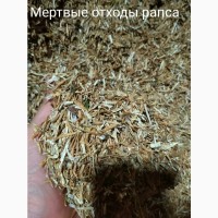 Продам мертвые отходы рапса на брикеты для топки. На масло не подходят