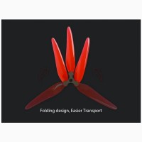 Foxeer Dalprop Fold F7 V3 CNC Metal Hub 3-Blade 7 Inch Anti-Collision Propeller