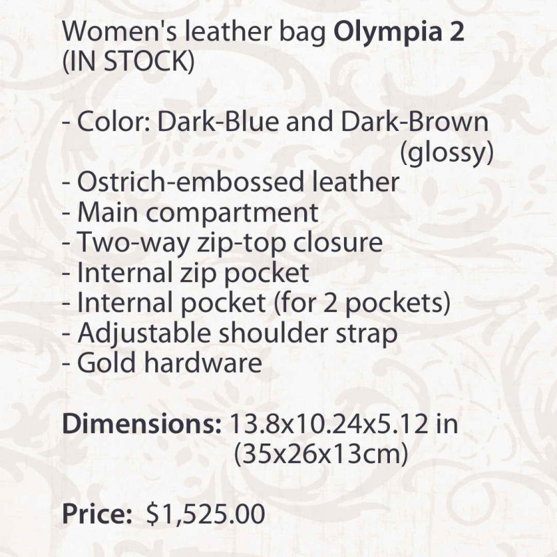 Фото 10. Женская кожаная сумка Olympia 2