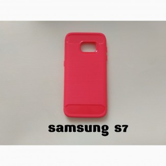 Чехол Бампер Бампер Samsung S7 Красный