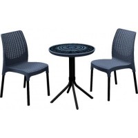 Садовая мебель Chelsea Set With Mosaic Table искусственный ротанг Allibert, Keter