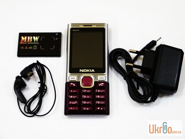 Фото 2. Nokia Asha 102 2, 6 2Sim Металл