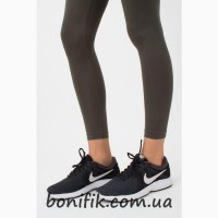 Чёрные бесшовные женские леггинсы из микрофибры (арт.Leggings model 2)