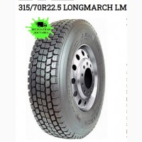 Вантажні шини 315/70R22.5 LONGMARCH LM329 18сл. 154/150М (вед. ) Доставка Безкоштовна