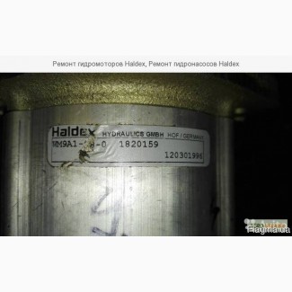 Ремонт гидромоторов Haldex, Ремонт гидронасосов Haldex