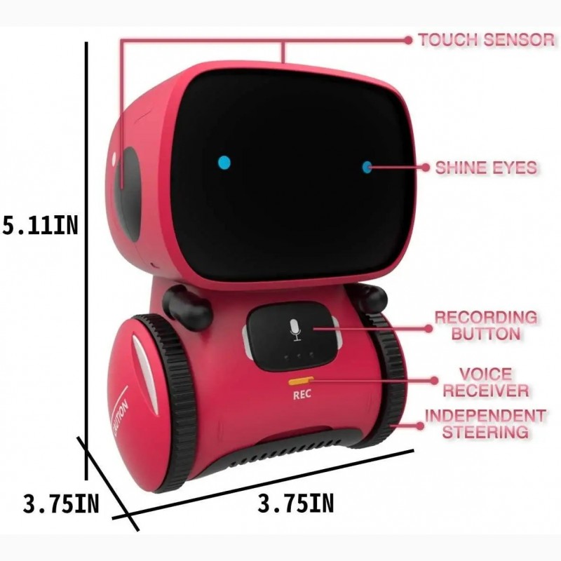 Фото 2. Интерактивный робот игрушка Smart Robot реагирующая на голос и касания