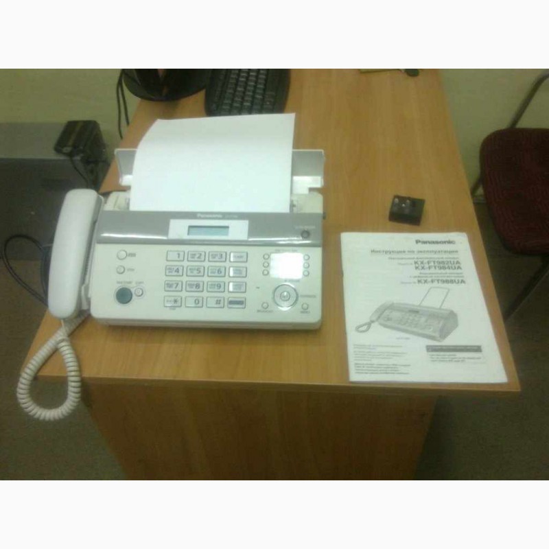 Фото 2. Продам в новом состоянии Телефон факс PANASONIC KX-FT982 White