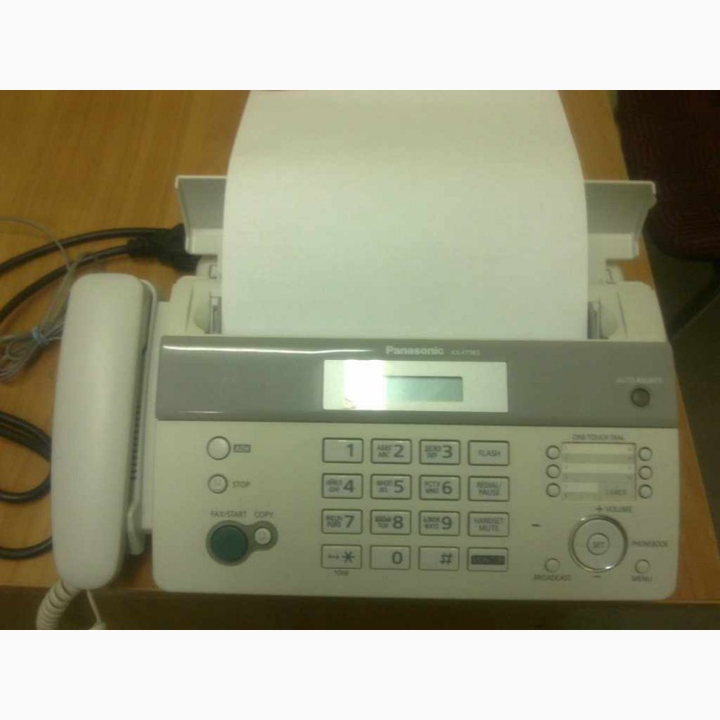 Фото 6. Продам в новом состоянии Телефон факс PANASONIC KX-FT982 White