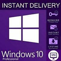 Лицензионный ключ Windows 10 PRO, цифровая лицензия