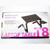 Стол для ноутбука Laptop table T8 с кулером