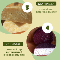 Сирний сет з 11 видів козиного сиру
