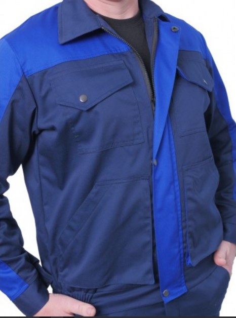 Фото 5. Полукомбинезон рабочий с курткой, синий
