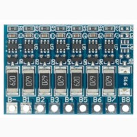 Балансировочная плата 68 мА литий-ионной батареи 4S, 6S, 7S и 8S