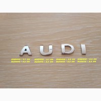Металлические буквы AUDI Ауди на кузов авто не ржавеют