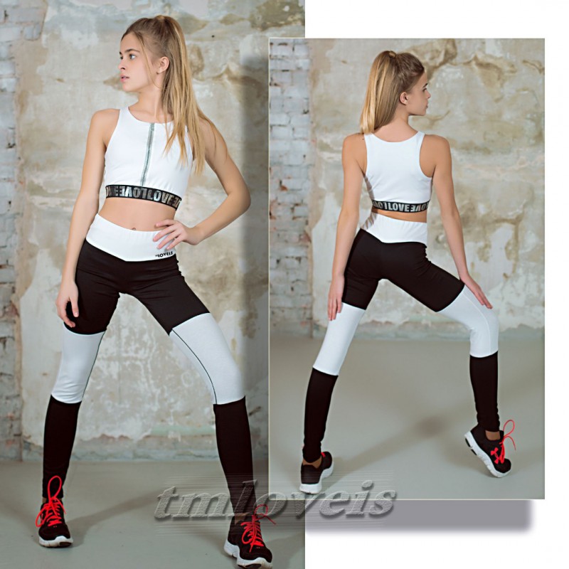 Фото 3. Спортивная одежда для девочки. Для танцев, спорта. Лосины, топ
