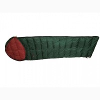 Облегчённый пуховый спальный мешок одеяло с капюшоном на рост до 176 см