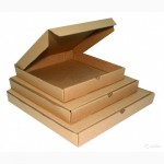 Коробка для пиццы 330х330х40 бурая