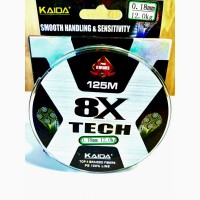 Рыболовный 8-ми жильний шнур Weida 8x Tech